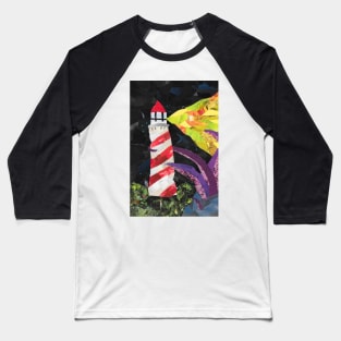 Down Came the Lighthouse Baseball T-Shirt